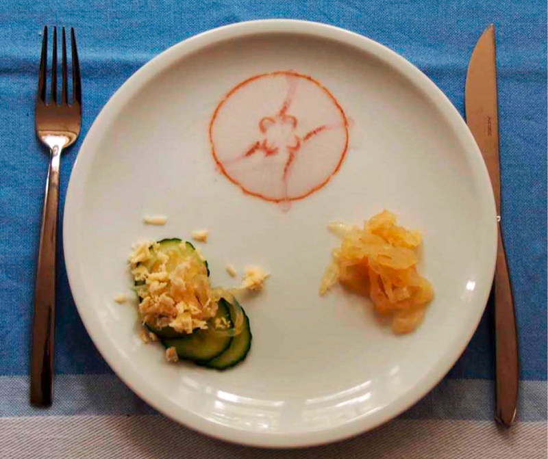 Cruda, seca o en salmuera. Tres maneras de presentar la medusa en la gastronomía japonesa. Foto: Thorborg Petersen
